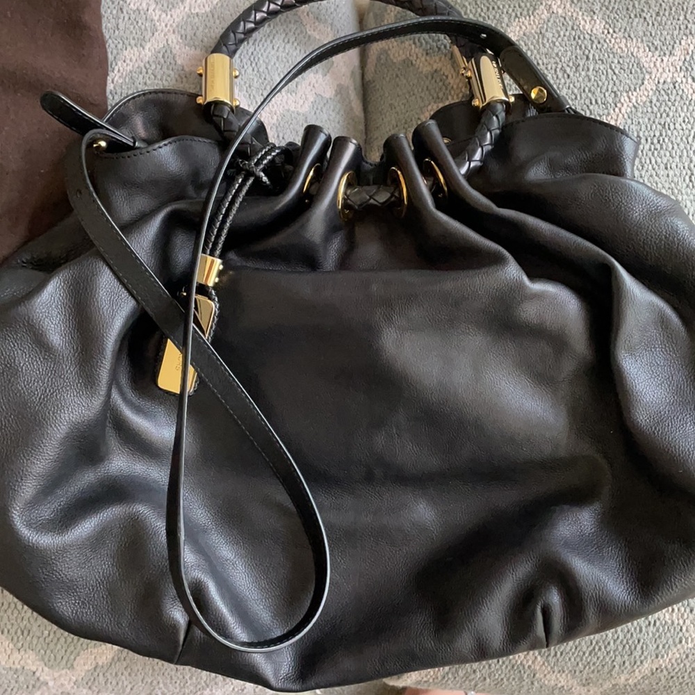 Michael Kors Collection Handbag in Black Leather - Picture 6 of 17